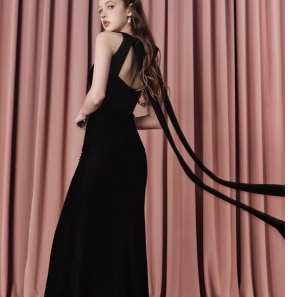 Formal High Low Hem Mermaid Maxi Dress - Picture 6 of 6